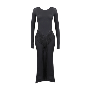 The Curve Fringes Maxi Dress #2046H - Image 1