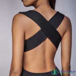 Ako black tassels dress with bra #8022 - Image 4