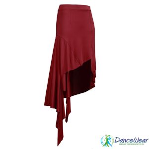 Carmen In China irregular skirt in red #8133R - Image 2