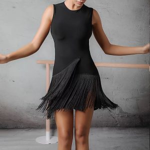 9PM Dance Room Fringes Dress #2011H - Image 1